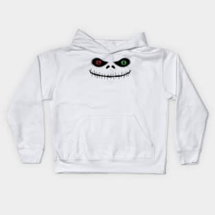 Funny Pumpkin Scary Evil Face Smile Kids Hoodie